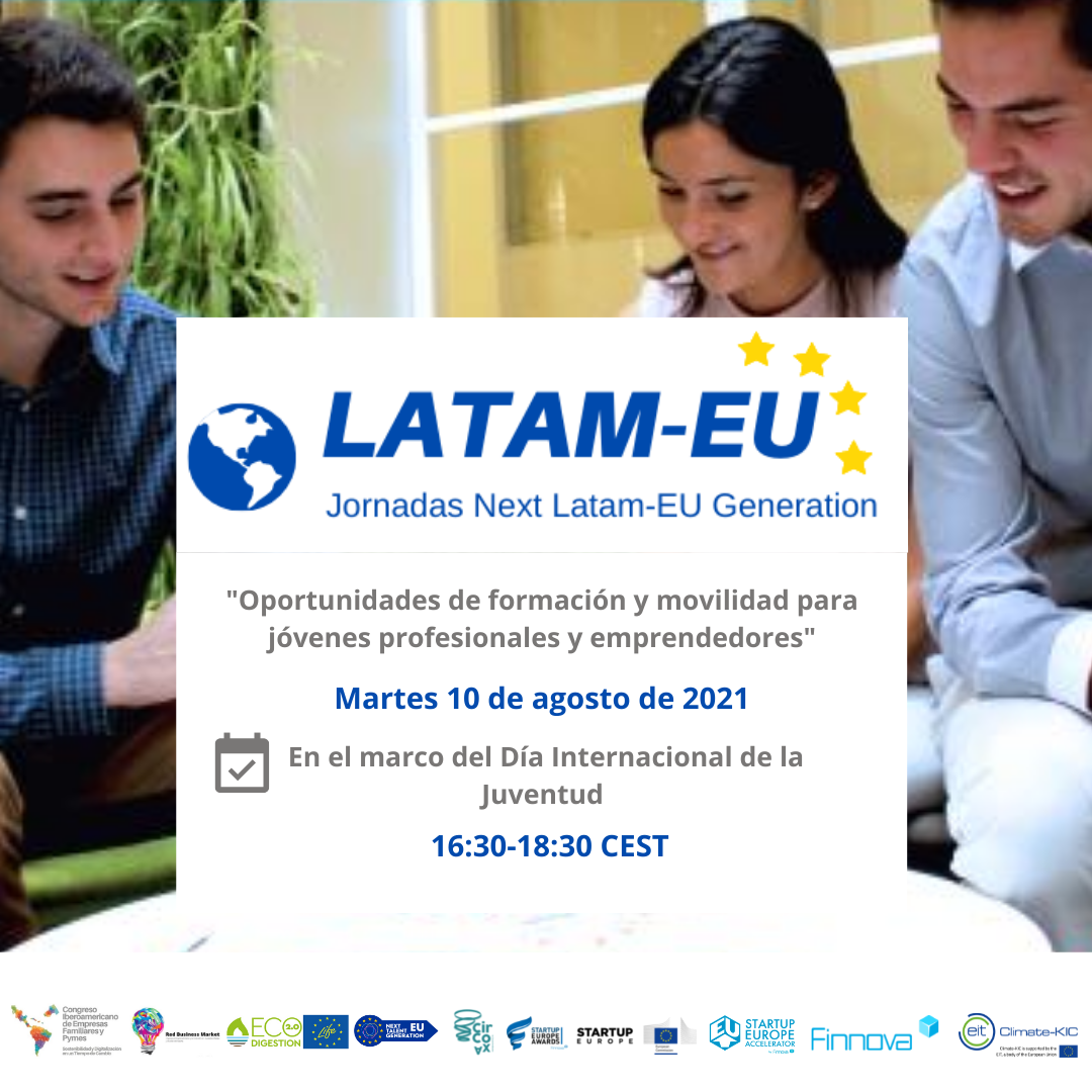 Celebración de la quinta jornada del ciclo LATAM-EU Generation con motivo del Día Mundial de la Juventud